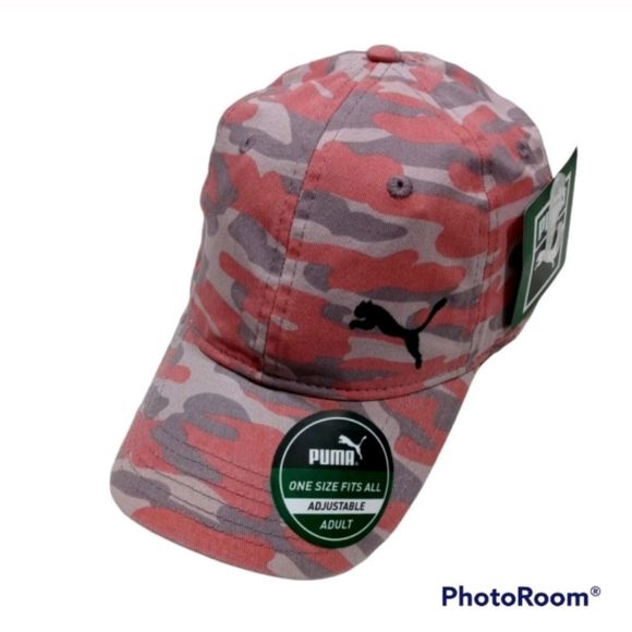 Puma Accessories - Puma Adult Pink Camo Hat MP2